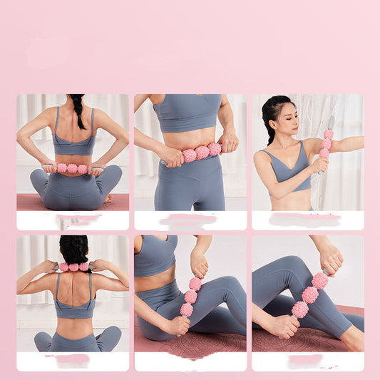 3D Three-Ball Massage Stick